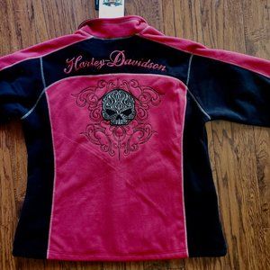 NWT  HARLEY-DAVIDSON Skull Windproof Fleece Jacket